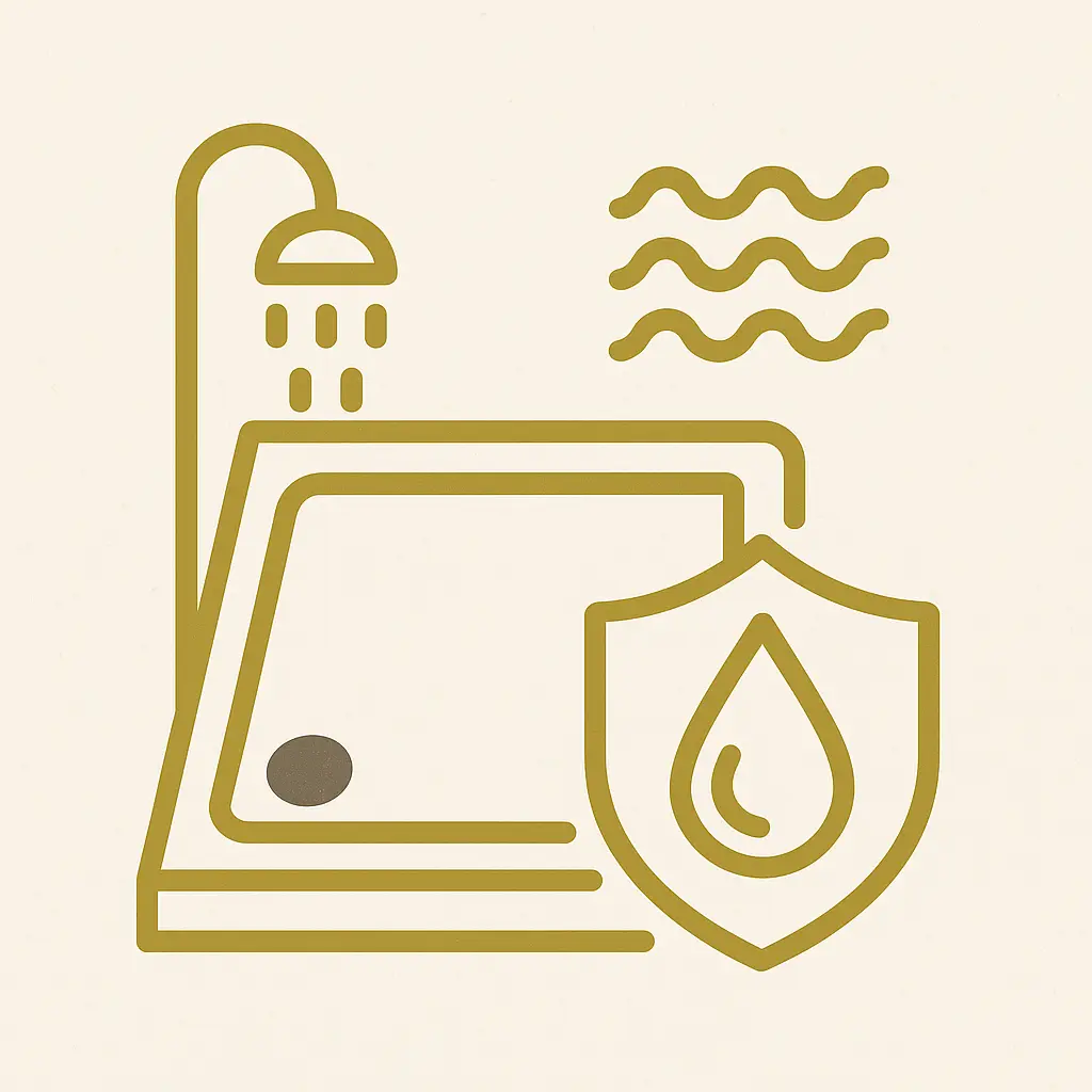 Icône choix de paroi de douche - guide de sélection