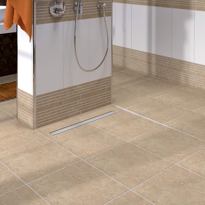 Lux Elements TUB-LINE R1 receveur de douche à carreler 140x90 avec caniveau